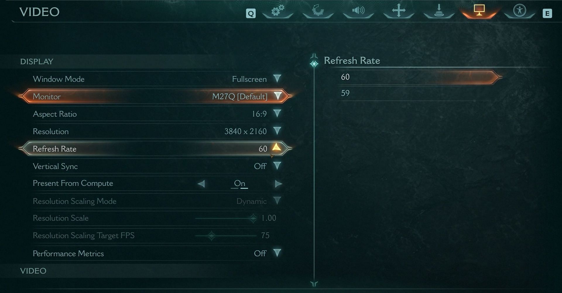 DOOM Dark Ages settings for RTX 3050 (Images via Bethesda)